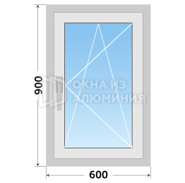 Окно из алюминия AL-608